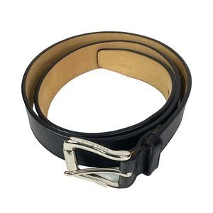 Cole Haan Belt -Men's Sz 38/95 -Black Pebbled Leather- CHRM 31021 -Made In India